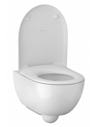 Комплект Geberit Renova Compact Rimfree, унитаз подвесной, сиденье, кнопка Delta20