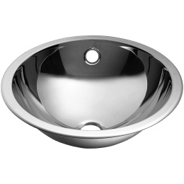 Фото Раковина Nofer 40 13030.RS Нержавеющая сталь матовая