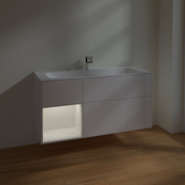 Villeroy Boch Finion F060GFMT Тумба под раковину 1196х498 мм (glossy white/white matt)