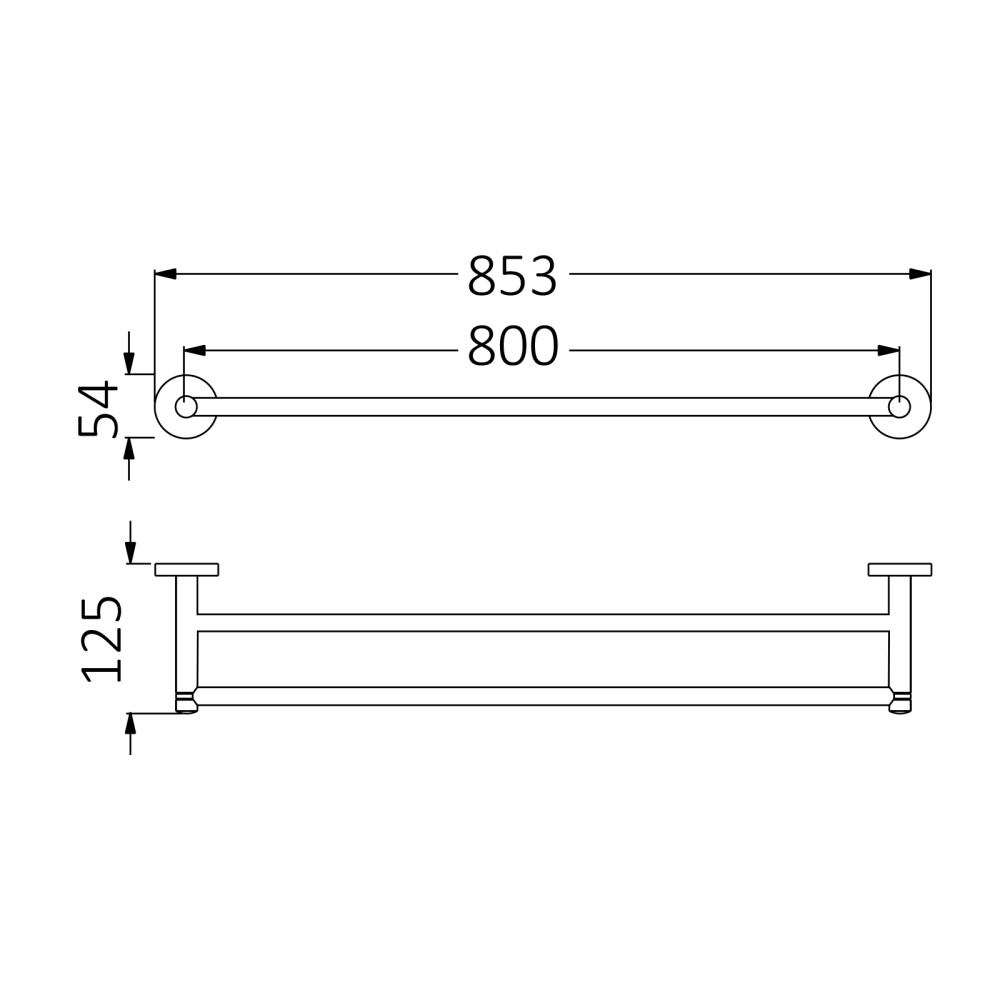 Фото Полотенцедержатель двойной Timo Saona 13056/19 розовое золото