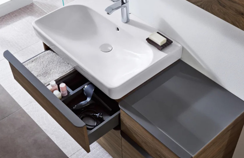 Раковина подвесная Geberit Smyle Square 500.249.01.1