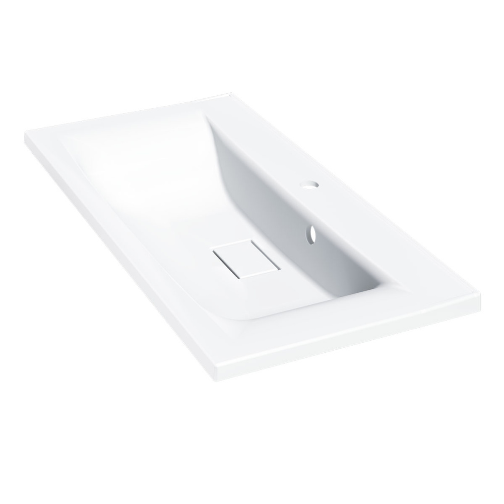 Фото Раковина из искусственного камня Vincea (VCB-3M900W) белый