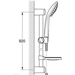 Grohe SmartControl 34721000 Термостат для душа, с душевым гарнитуром