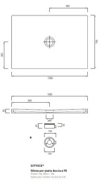 Фото Cielo Cinquanta PD570100 Душевой керамический поддон