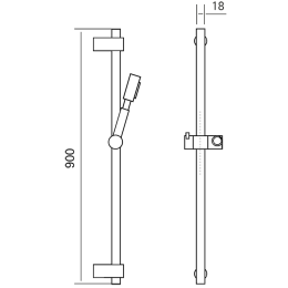 Фото Душевой гарнитур Cisal Xion DS010630D1