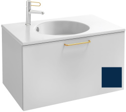 Тумба под раковину Jacob Delafon Odeon Rive Gauche 70 см, EB2511-RX-S56, цвет морской синий сатин, р