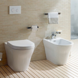 Фото Унитаз напольный приставной Toto MH series CW163Y#XW Белый