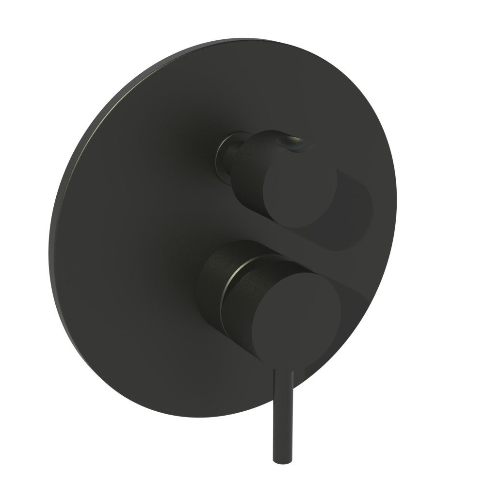 Комплект для душа Paffoni LIGHT (KITLIG018NO006) черный матовый