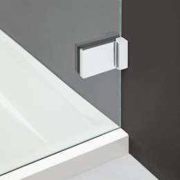 Душевая стенка Radaway Arta S 2 80 боковая профиль Хром стекло прозрачное 386110-03-01