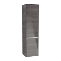Фото Villeroy Boch Collaro C033L0FQ Шкаф пенал для ванной комнаты, петли слева (Oak Graphite)