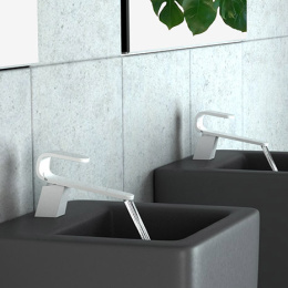 Смеситель для биде Cisal Kawa KA00055041, белый