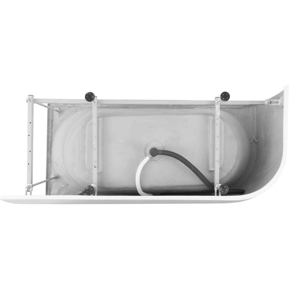 Акриловая ванна 180x80 Aquanet (00260049), асимметричная