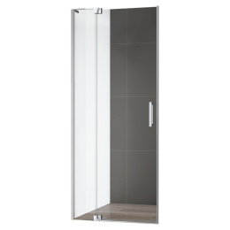Душевая дверь Cezares SLIDER-B-1-80/90-C-Cr, профиль хром, стекло прозрачное