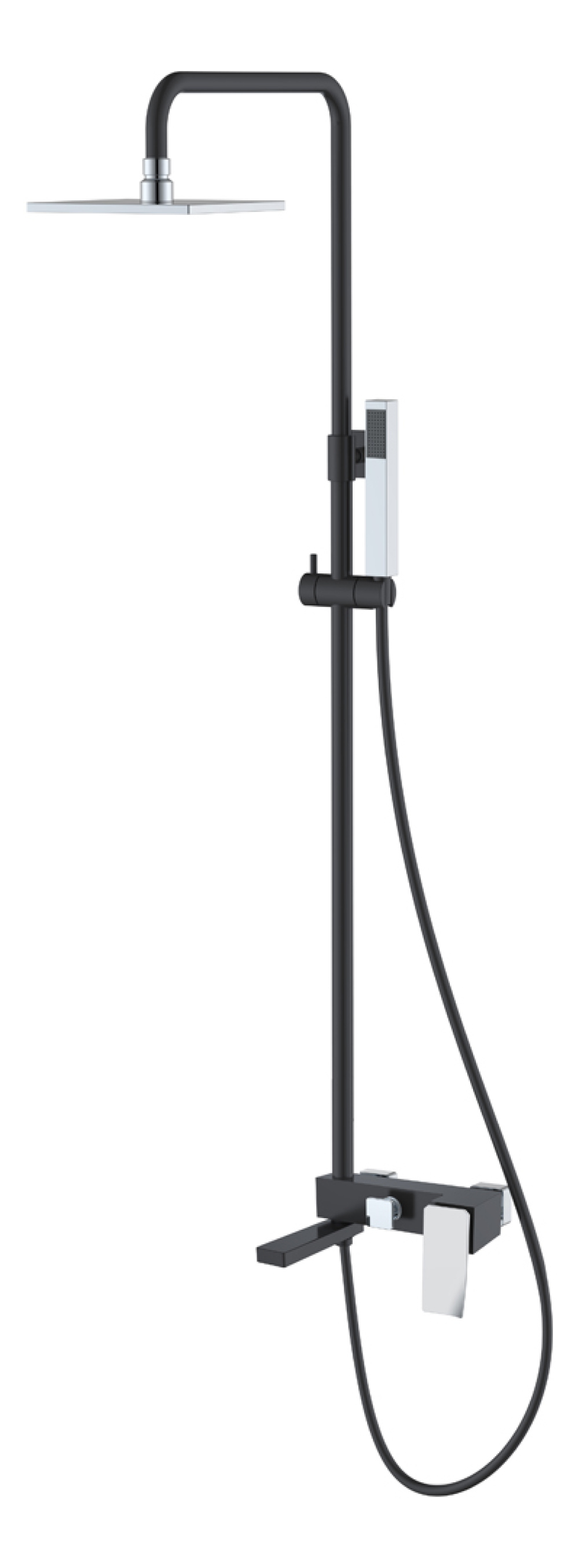 Фото Душевая система Boheme Q (148-BCR.2) черный