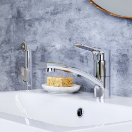 Фото Смеситель с гигиеническим душем Damixa Jupiter (770230001) хром