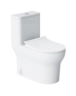 Напольный унитаз-моноблок Laguraty Z9005A 38 x 68 x 76 см сиденье DP, Soft Close