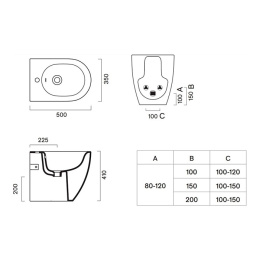 Биде напольное Catalano Sfera (0519501001)