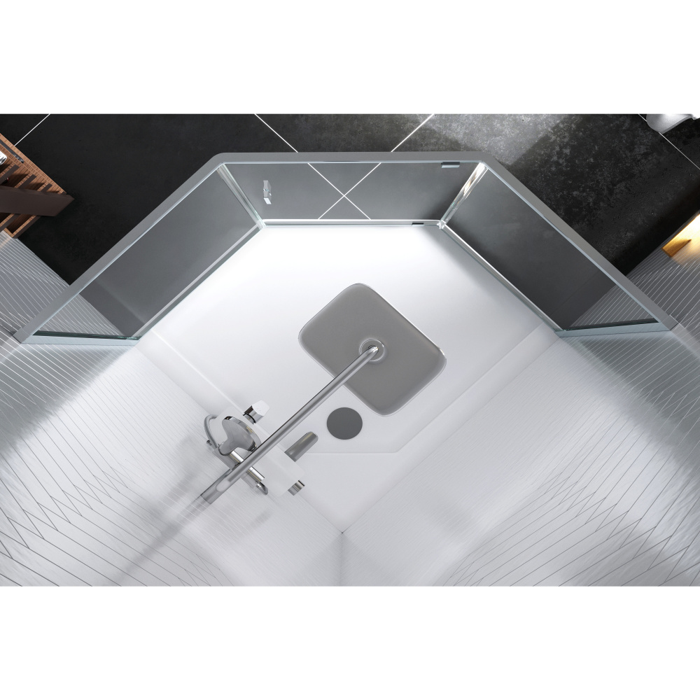 Damixa Skyline DX35WG-405-090MT Душевое ограждение 90х90 см, без поддона