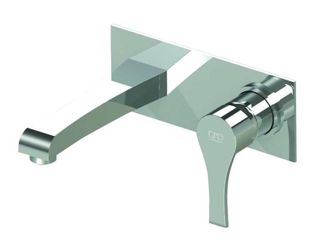 Фото Смеситель GPD Atros MDA65, для раковины, встраиваемый, хром