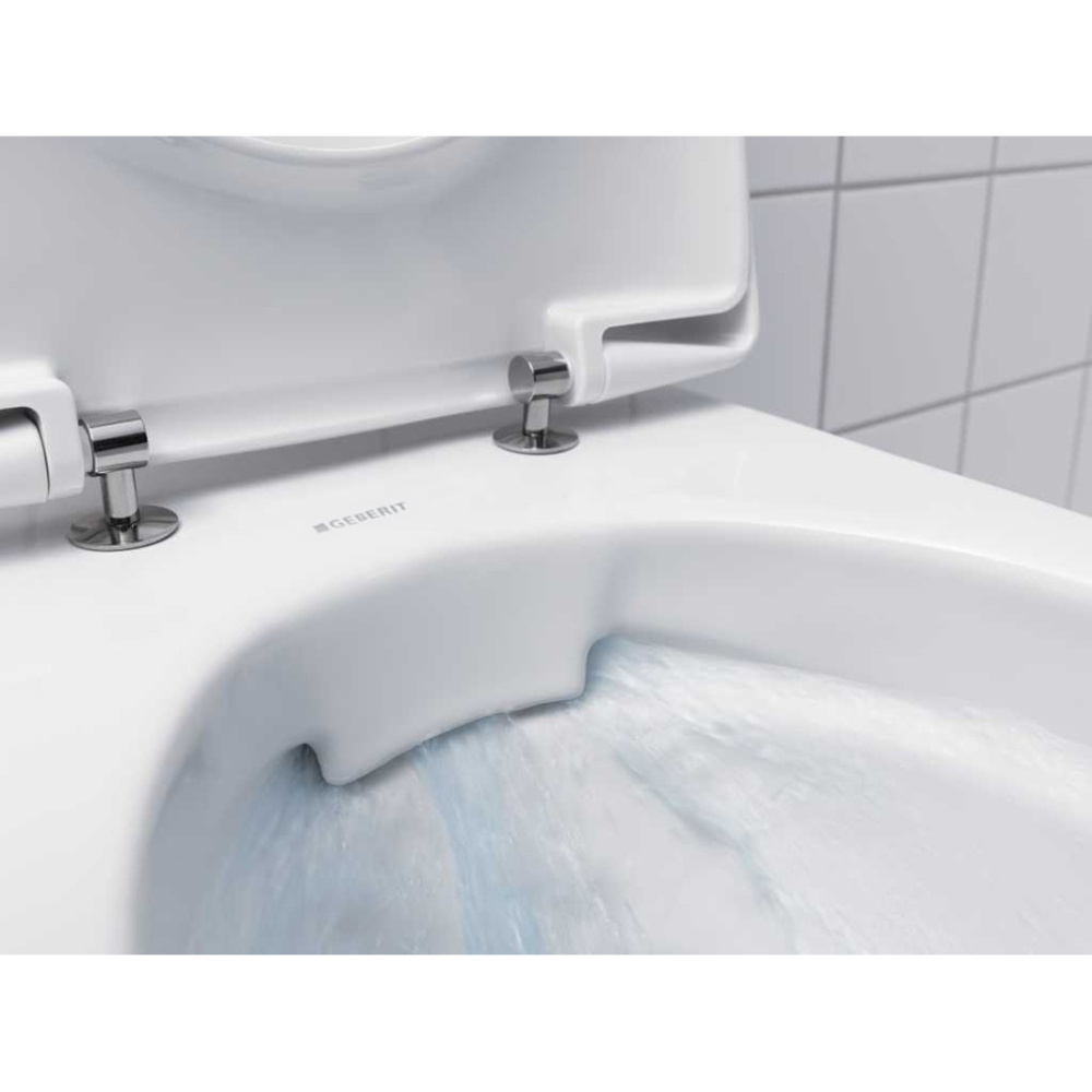 Geberit Acanto 500.128.21.A Комплект инсталляция и унитаз подвесной безободковый, цвет унитаза: белы