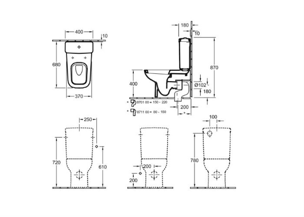 Villeroy&Boch Joyce 56121001 Унитаз напольный (альпийский белый)