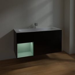 Villeroy Boch Finion F060GMPH Тумба под раковину 1196х498 мм (olive matt/glossy black)