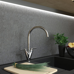 Фото Смеситель для кухни Paini Neptune 64CR572NPKM хром