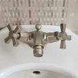 Смеситель Sbordoni Deco prestige DP76NI для биде, с донным клапаном, никель