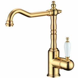 Фото Смеситель для кухни Boheme Tradizionale Oro (102) золото