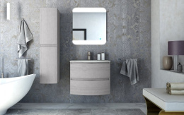 Колонна подвесная с двумя распашными дверцами, реверсивная VAGUE CEZARES 44326 Grigio talpa opaco