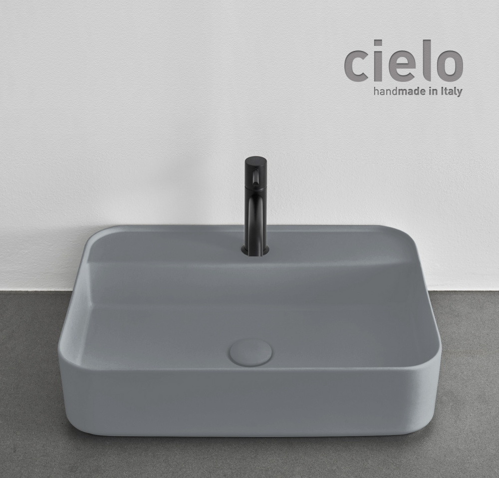 Фото Ceramica CIELO Shui Comfort SHCOLARF BR Раковина для ванной комнаты 60*43 см, подвесная - накладная 