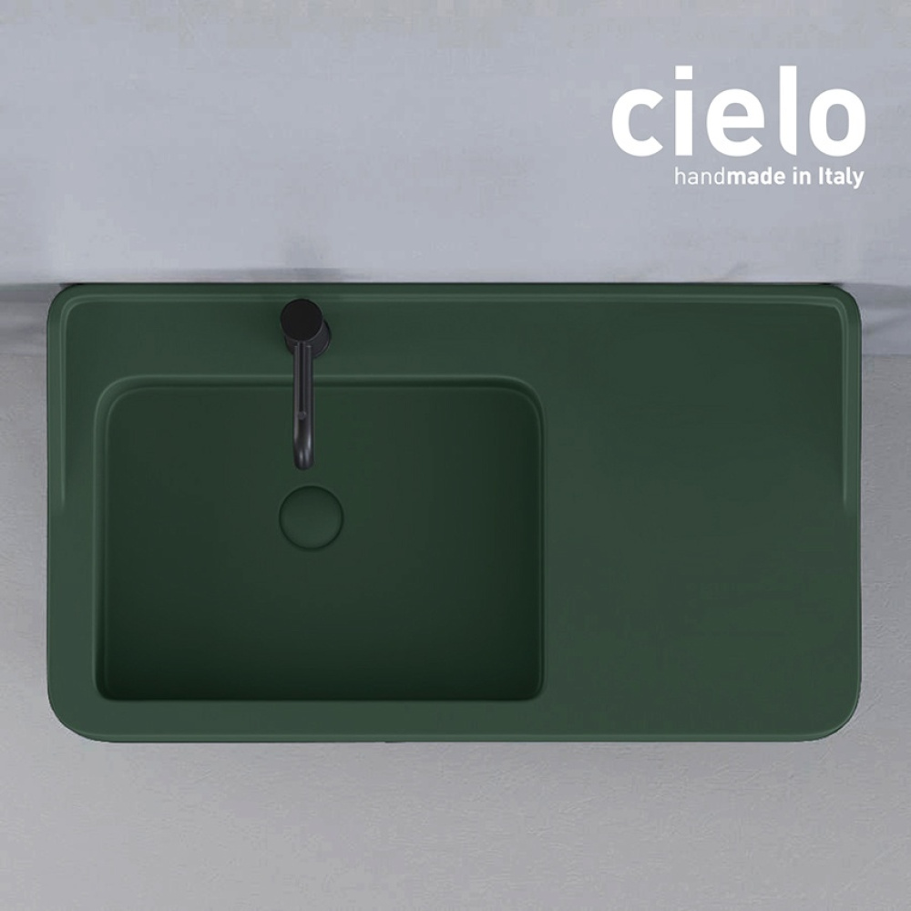 Фото Ceramica CIELO Siwa SWLA MU - Раковина для ванной комнаты 90*50 см (Muschio)