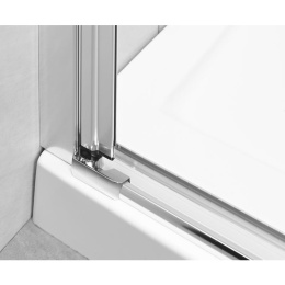 Душевая дверь в нишу Radaway Eos II DWJ 120x195 профиль хром, стекло прозрачное, крепления слева 379
