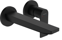 Фото Смеситель для раковины Hansgrohe Rebris E (72568670) черный матовый