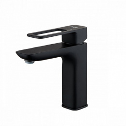 Фото Смеситель для умывальника IDDIS Slide черный SLIBL00i01