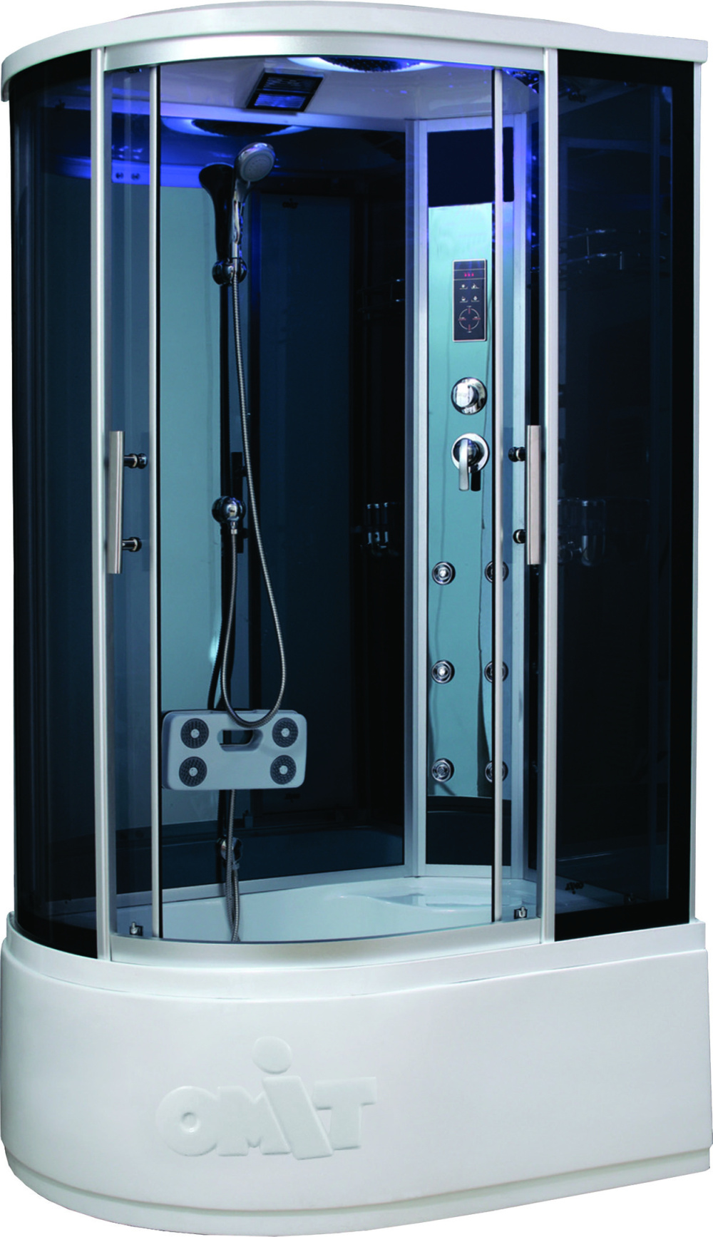 Фото Душевая кабина 110x85x220 Timo (T-1110 R) С гидромассажем, акрил, Поддон глубокий