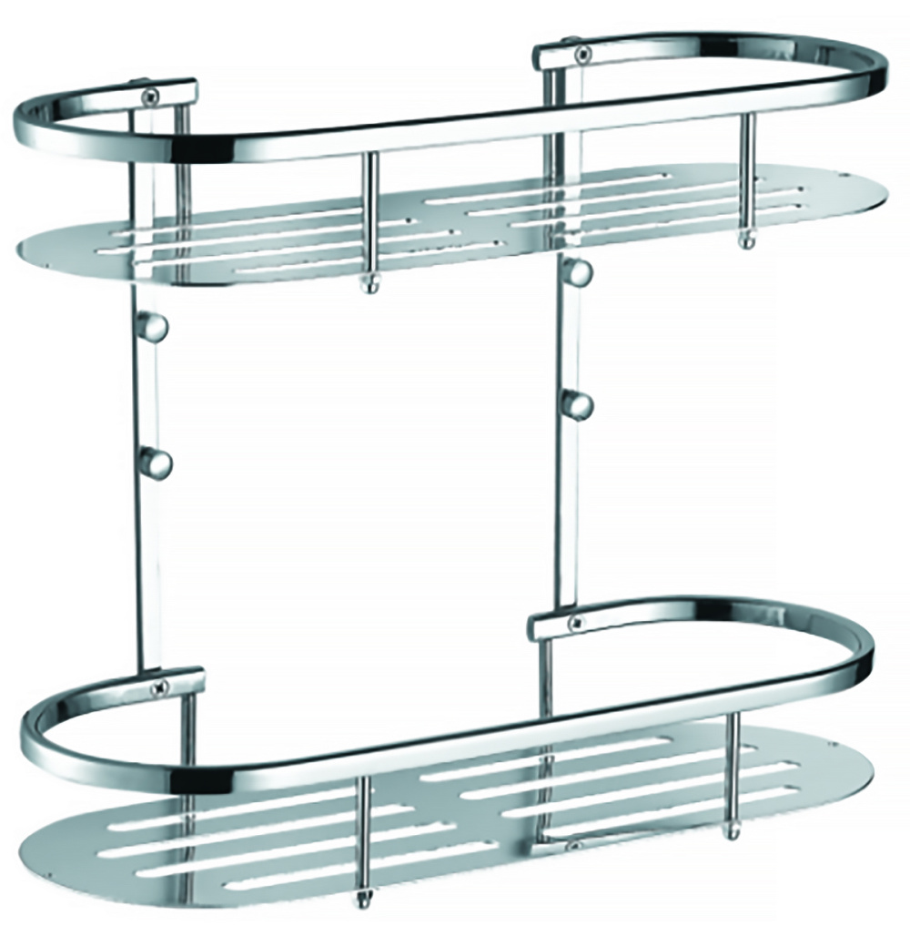 Полка Azario (AZ-837-2) Хром