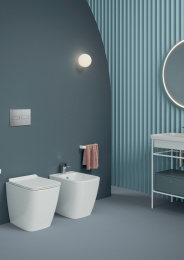 Фото Кнопка смыва ArtCeram Inox 710.000.BS сталь матовая 