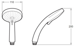 Фото Душевая лейка Jacob Delafon Citrus E12914-CP