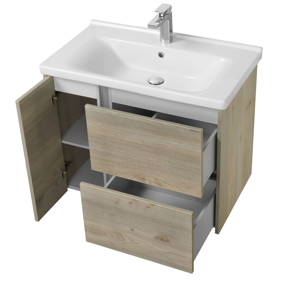 Тумба под раковину Aquaton Стоун 80 сосна арлингтон 1A228201SX850