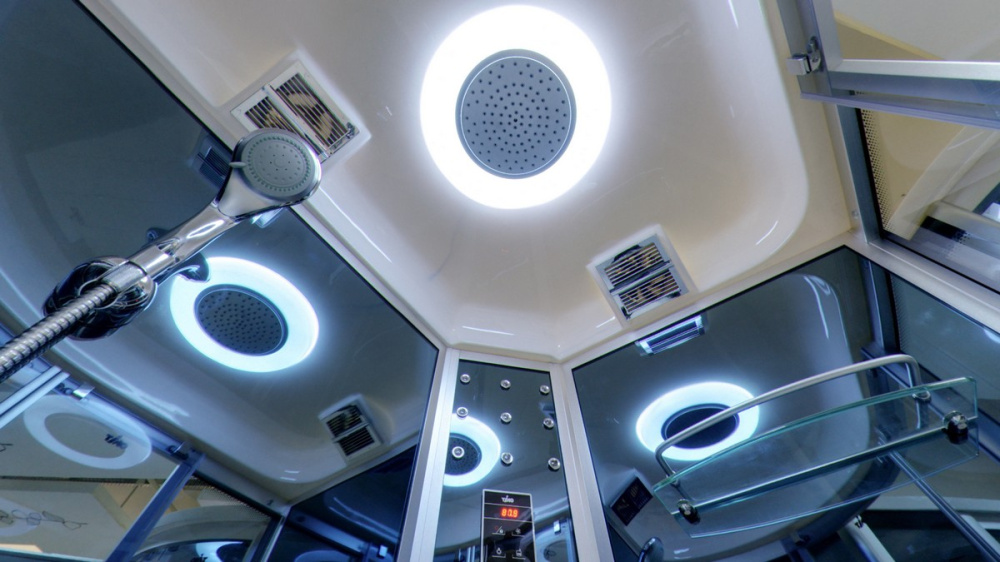 Фото Душевая кабина 110x85x220 Timo (T-1110 L) С гидромассажем, акрил, Поддон глубокий