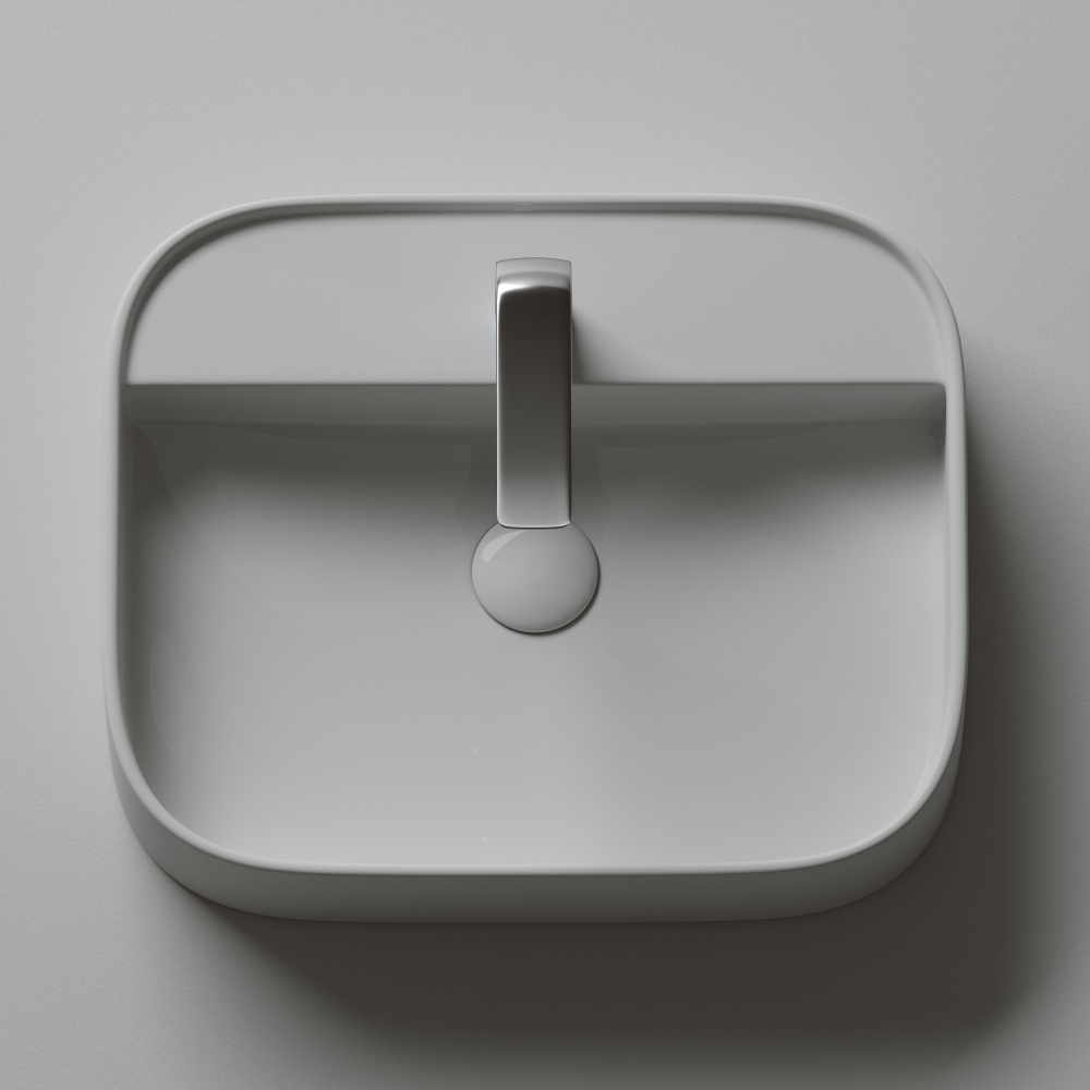 Накладная раковина Ceramicanova Element CN6034 прямоугольная 55 см