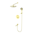 Душевая система с термостатом встраиваемая Wonzon&Woghand Stick (WW-88929010-BG) Золото