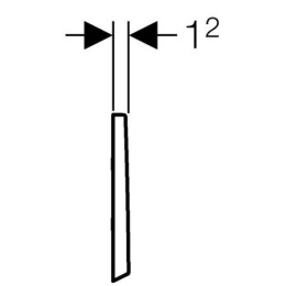 ИК привод смыва Geberit Bolero 116.022.21.1 HyTroniс для писсуара, 230B, хром.глян
