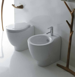 Приставной унитаз Galassia Ergo (7107), цвет белый