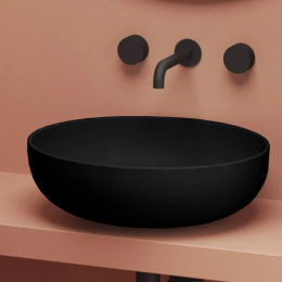 Фото Раковина 50 см ArtCeram Jolie (JOL001 17 00) черный матовый