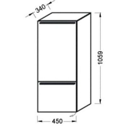 Фото Полуколонна Jacob Delafon Ove EB529