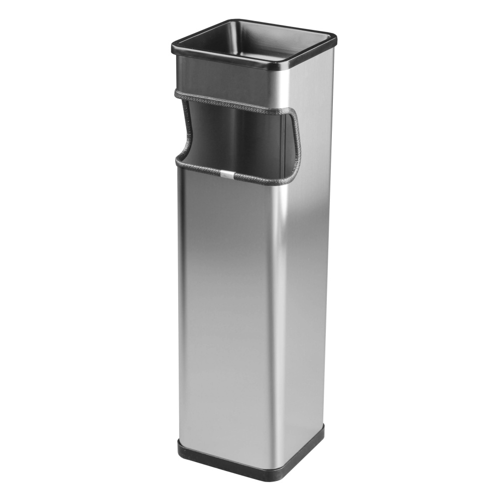 Фото Nofer 14124.2.S Пепельница уличная прямоугольная с контейнером для мусора