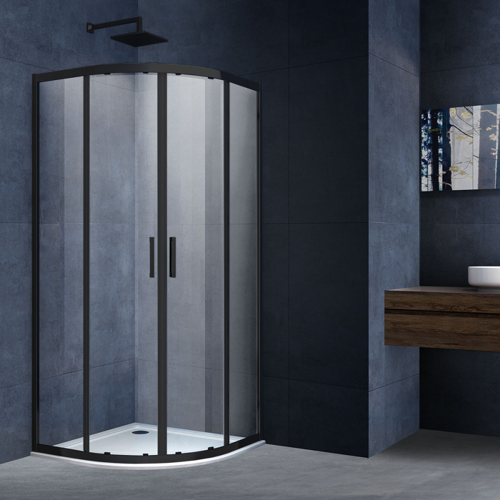 Фото Душевой уголок Vincea Alpha (VSQ-3AL900CLB) черный