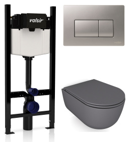 KIT VSCrM 7334GM Slim P1 Комплект инсталляции 4 в 1, WINNER S BLOCK VS0853202, унитаз DREAM 7334GM, 